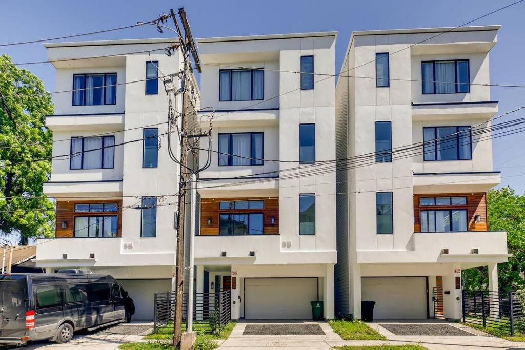 4 Story Home Mins To Downtown Houston With City Views Exterior foto